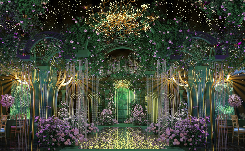 济南奇妙森林婚礼堂效果展示